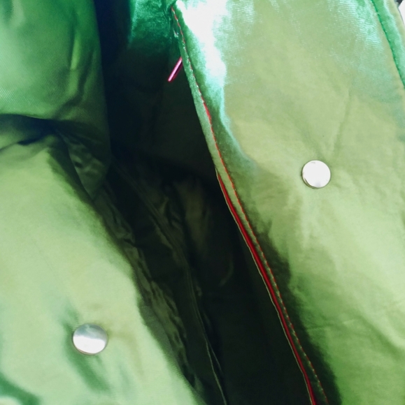 Green tartan handbag - Picture 4 of 8